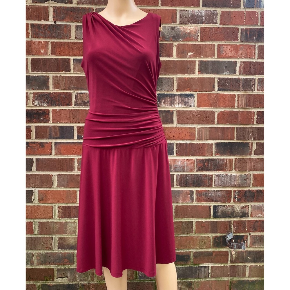 Lauren Ralph Lauren Sexy Sleeveless Bodycon Summer Dress Size 6,Stretch,Lined - Picture 11 of 16